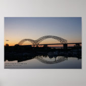 Hernando De soto Bridge, Memphis Poster (Voorkant)