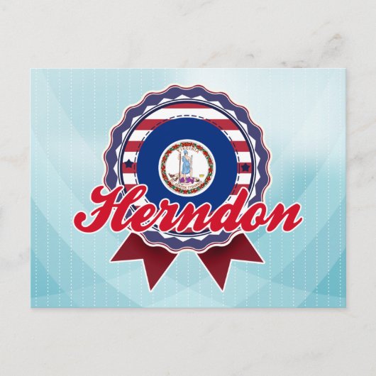 Herndon, VA Briefkaart (Voorkant)