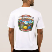 Herndon Virginia Pickleball T-shirt (Achterkant)