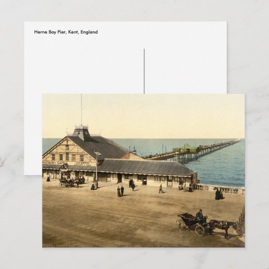 Herne Bay Pier, Kent, Engeland Briefkaart (Voorkant / Achterkant)