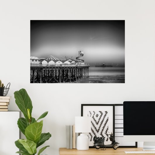Herne Bay Pier Poster (Thuiskantoor)