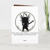 Herne, de herboren Heer Feestdagen Kaart (Achterkant)