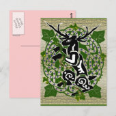 herne stag briefkaart (Voorkant / Achterkant)