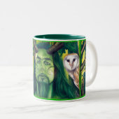 Herne the Hunter Tweekleurige Koffiemok (Voorkant rechts)