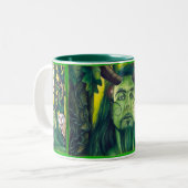 Herne the Hunter Tweekleurige Koffiemok (Voorkant links)