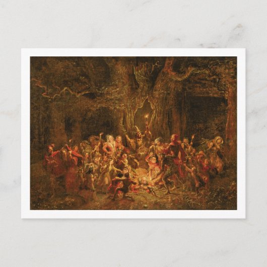 Herne's Oak van 'The Merry Wives of Windsor' van W Briefkaart (Voorkant)