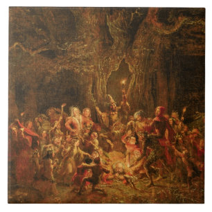 Herne's Oak van 'The Merry Wives of Windsor' van W Tegeltje