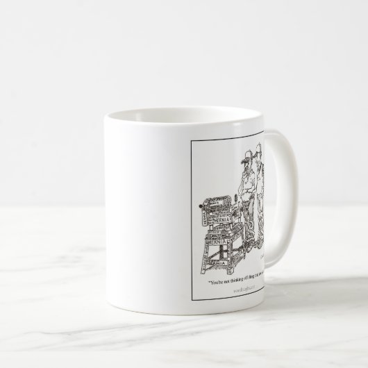 Hernia Cartoon Mok (Voorkant rechts)