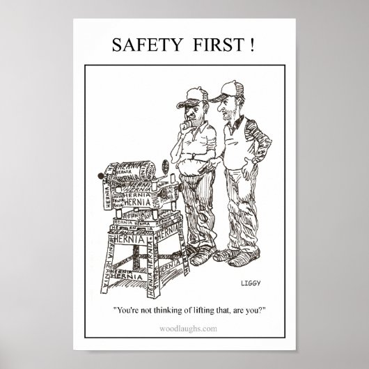 Hernia Cartoon Poster (Voorkant)