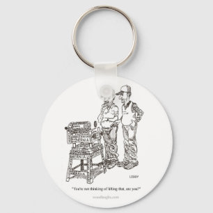 Hernia Cartoon Sleutelhanger