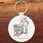 Hernia Cartoon Sleutelhanger (Voorkant)