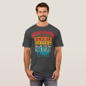 Hernia chirurgische ingreep Retro Survivor Post Re T-shirt (Voorkant volledig)