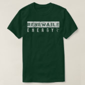 Hernieuwbare energie 7 t-shirt (Design voorkant)