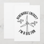 hernieuwbare energie bedankkaart (Voorkant / Achterkant)