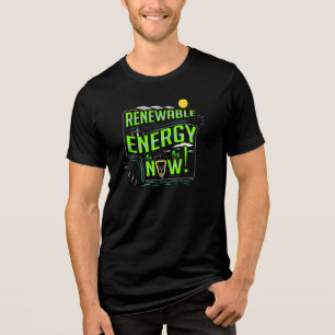 Hernieuwbare energie — Bewustmaking klimaatverande Tri-Blend Shirt