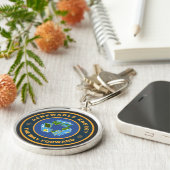 Hernieuwbare energie: de weg vooruit sleutelhanger (Zijkant)