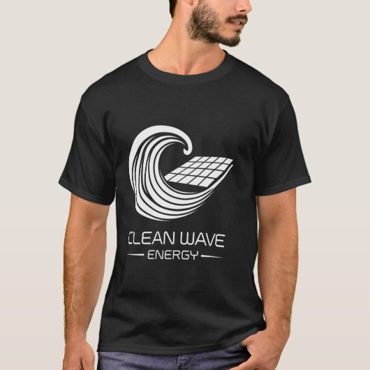 Hernieuwbare energie Earth Day Clean Wave Energy T-shirt (Voorkant)