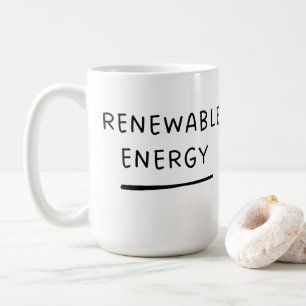 Hernieuwbare Energie – Grappige Mooie Milieuvriend Koffiemok