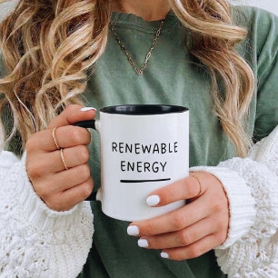 Hernieuwbare Energie – Grappige Mooie Milieuvriend Mok