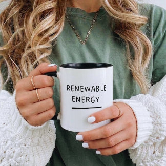Hernieuwbare Energie – Grappige Mooie Milieuvriend Mok