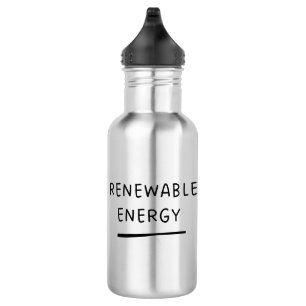 Hernieuwbare Energie – Grappige Mooie Milieuvriend Waterfles