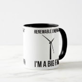 hernieuwbare energie? Ik ben een Big Fan Mok (Voorkant rechts)