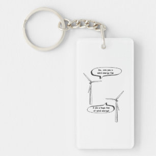 Hernieuwbare Energie Ik Ben Een Grote Fan – Winden Sleutelhanger
