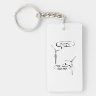 Hernieuwbare Energie Ik Ben Een Grote Fan – Winden Sleutelhanger