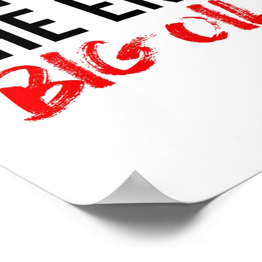 HERNIEUWBARE ENERGIE IS NIET HET ENEMIE - - Pro-Sc Poster (Hoek)