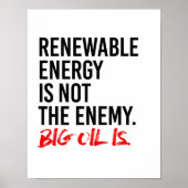 HERNIEUWBARE ENERGIE IS NIET HET ENEMIE - - Pro-Sc Poster (Voorkant)