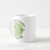 hernieuwbare energie koffiemok (Voorkant links)