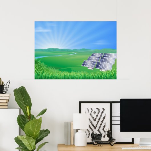 hernieuwbare energie poster (Thuiskantoor)