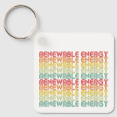 hernieuwbare energie sleutelhanger (Voorkant)