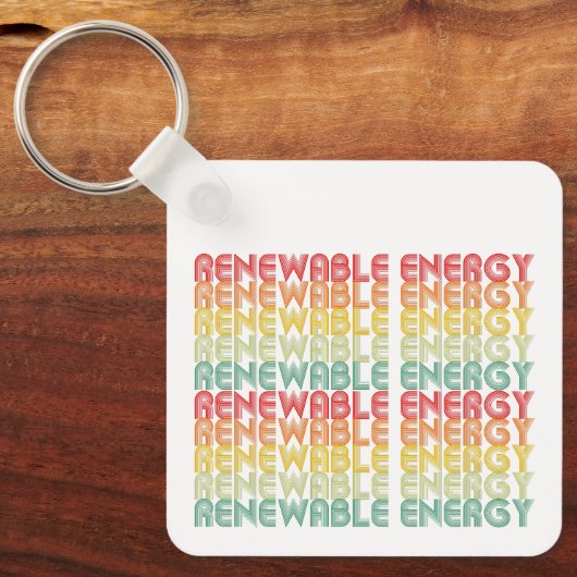 hernieuwbare energie sleutelhanger (Voorkant)