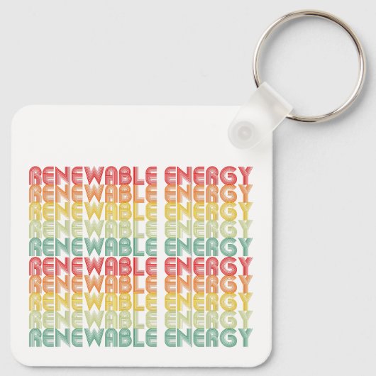 hernieuwbare energie sleutelhanger (Achterkant)