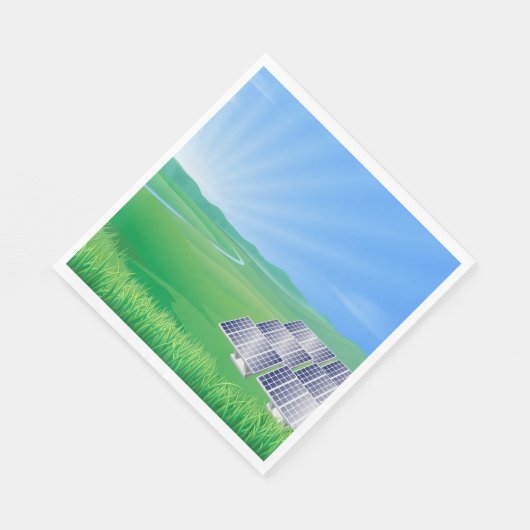 hernieuwbare energie Solar Napkins Servet (Hoek)