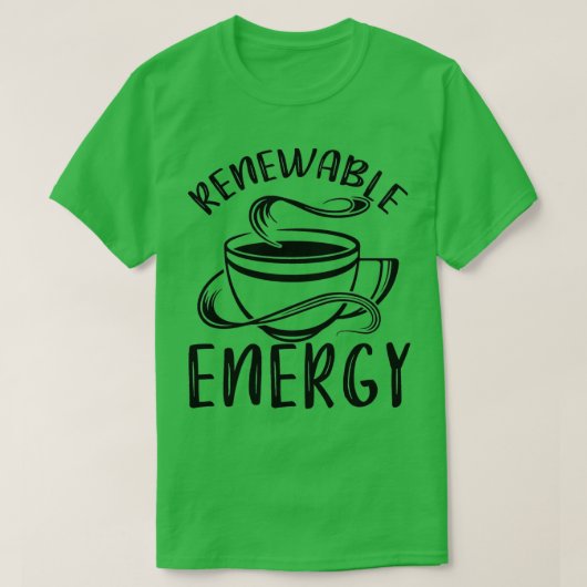 hernieuwbare energie t-shirt (Design voorkant)