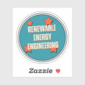 Hernieuwbare Energie techniek Sticker (Vel)