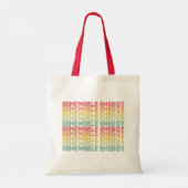 hernieuwbare energie tote bag (Achterkant)