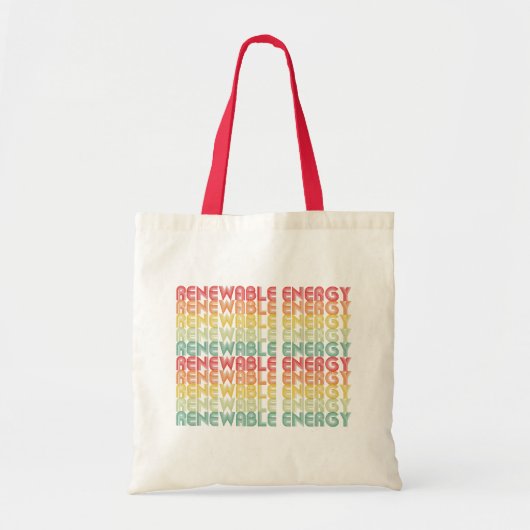 hernieuwbare energie tote bag (Voorkant)