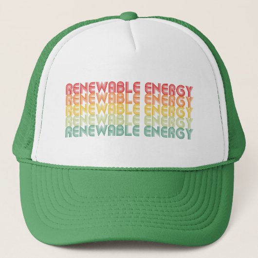 hernieuwbare energie trucker pet (Voorkant)