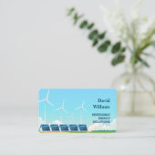 hernieuwbare energie visitekaartje (Staand voorkant)