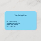 hernieuwbare energie visitekaartje (Achterkant)