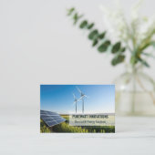 hernieuwbare energie visitekaartje (Staand voorkant)