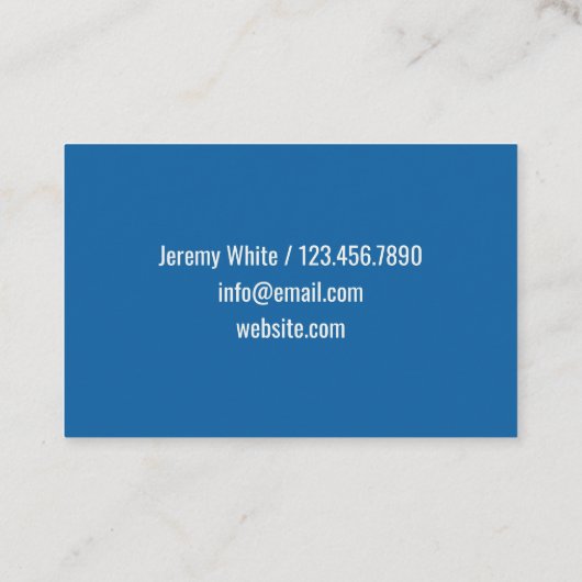 hernieuwbare energie visitekaartje (Achterkant)