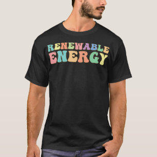 Hernieuwbare energie Windturbine Zonne-energie 1 T-shirt