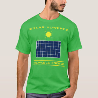 hernieuwbare zonne-energie op zonne-energie t-shirt