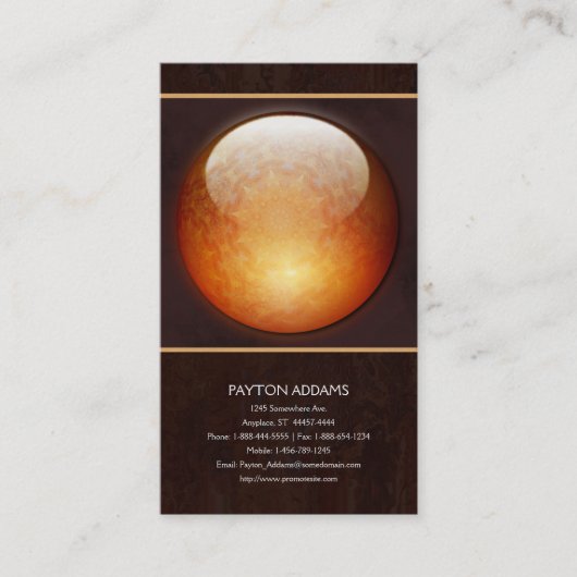 Hernieuwde handdoeken - Verticaal Visitekaartje (Voorkant)