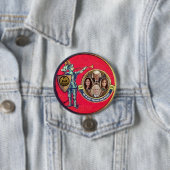 Hernieuwde verkiezing Trump 2020 Ronde Button 7,6 Cm (In situ)