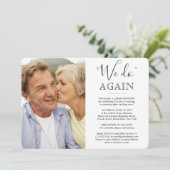 Hernieuwen 2 Foto we doen opnieuw een legant bruil Kaart (Staand voorkant)